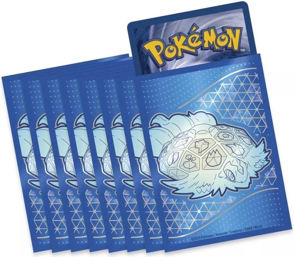 Stellar Crown Pokemon Center Elite Trainer Box Card Sleeves - Terapagos (65-Pack)