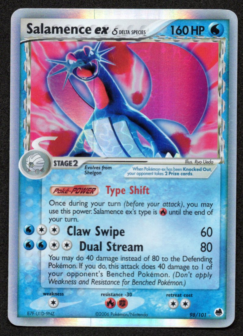 Salamence ex 98/101 (NM) (EX Dragon Frontiers)