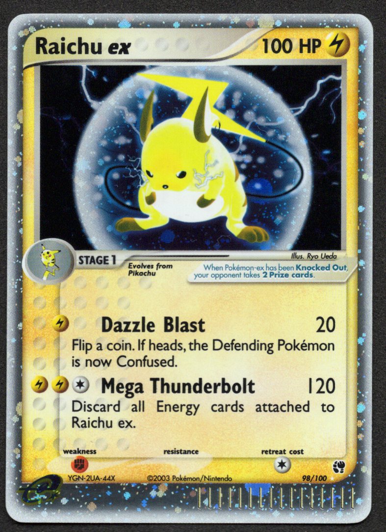 Raichu ex 98/100 (NM) (EX Sandstorm)