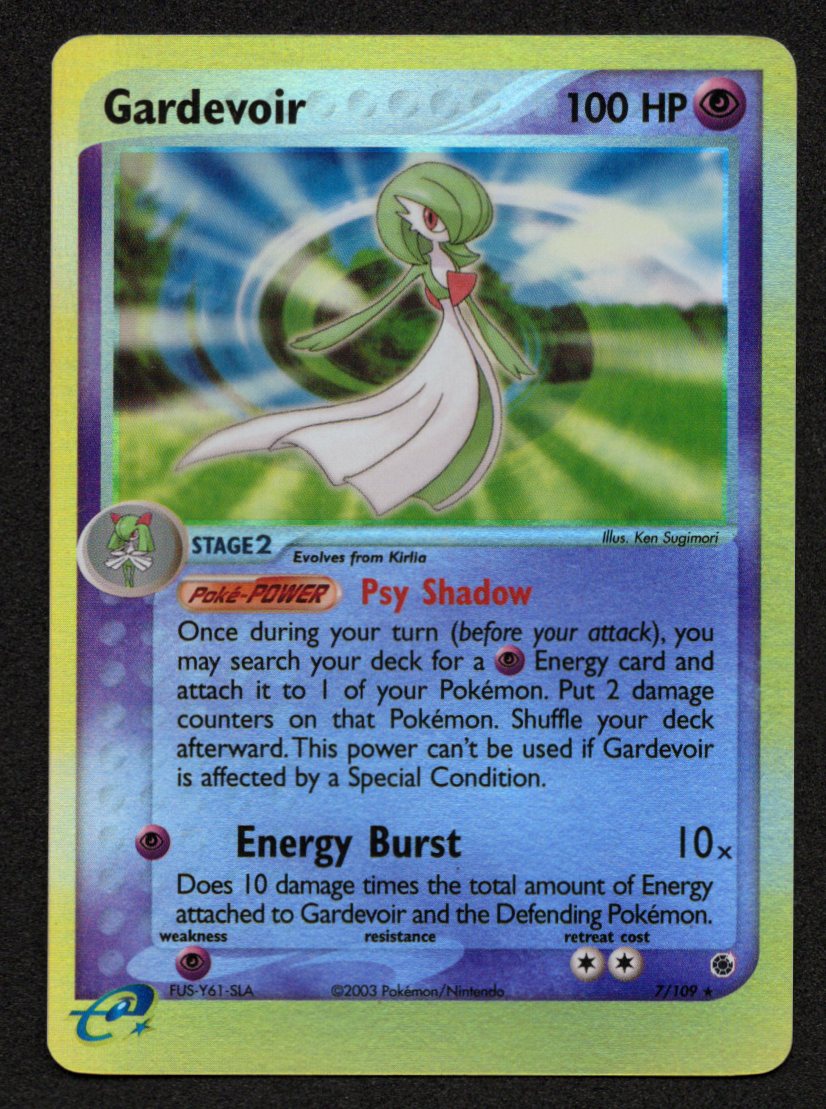 Gardevoir Reverse Holofoil 7/109 (NM) (EX Ruby & Sapphire)