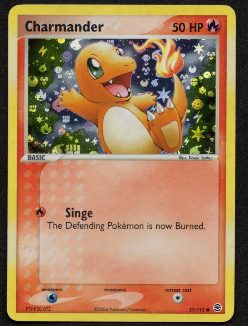 Charmander Reverse Holofoil 57/112 (NM) (EX FireRed & LeafGreen)