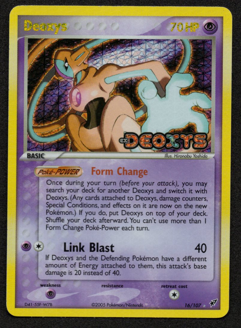 Deoxys Reverse Holofoil 16/107 (NM) (EX Deoxys)