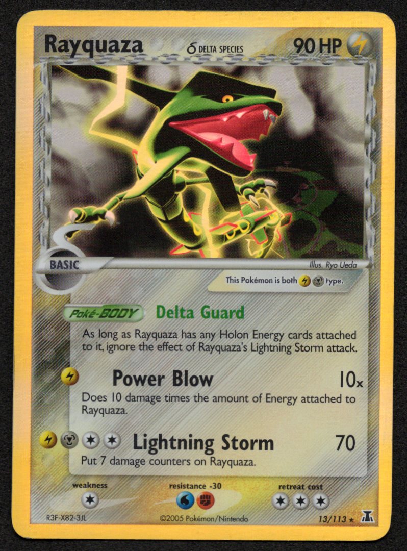Rayquaza Holofoil 13/113 (NM) (EX Delta Species)