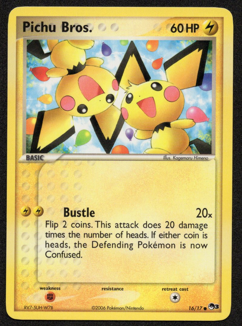 Pichu Bros. 16/17 (NM) (POP Series 3)